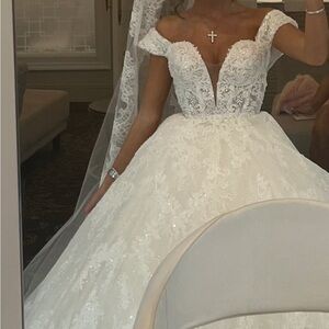 Winnie couture custom ball grown wedding dress